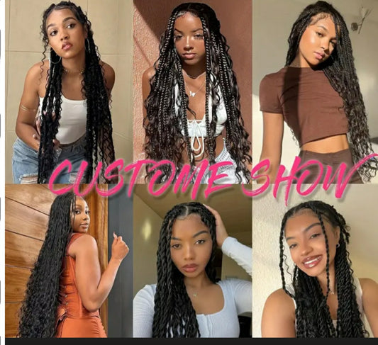 Fil de Laine Acrylique pour Coiffure – Tresses, Twists & Styles Créatifs 4 PCS