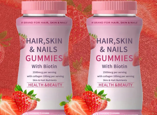 🎀
Gummies Cheveux, Peau & Ongles – Biotine & Collagène – Edelyna Beauty